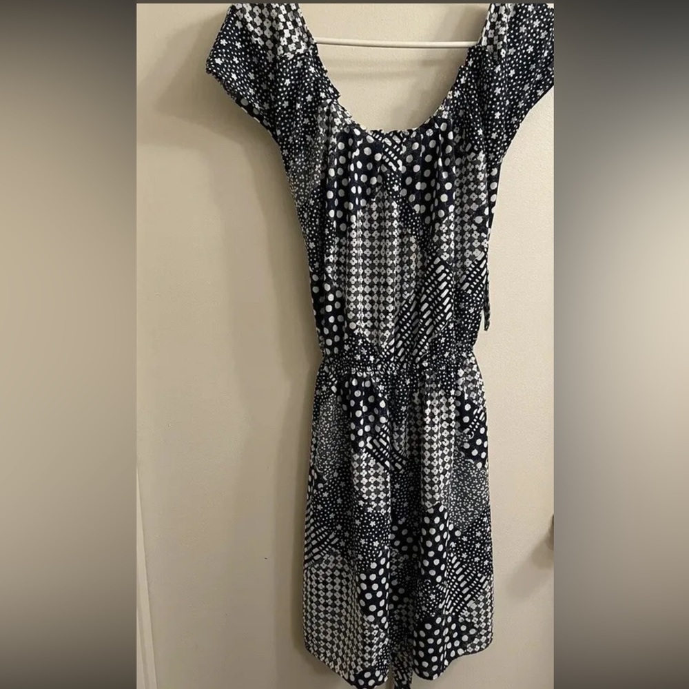 LC Lauren Conrad XL Polka Dots & Flowers Dress Very Beautiful Excellent